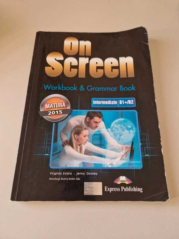 on screen students book b1+b2 ,plus workbook grammar book matura
