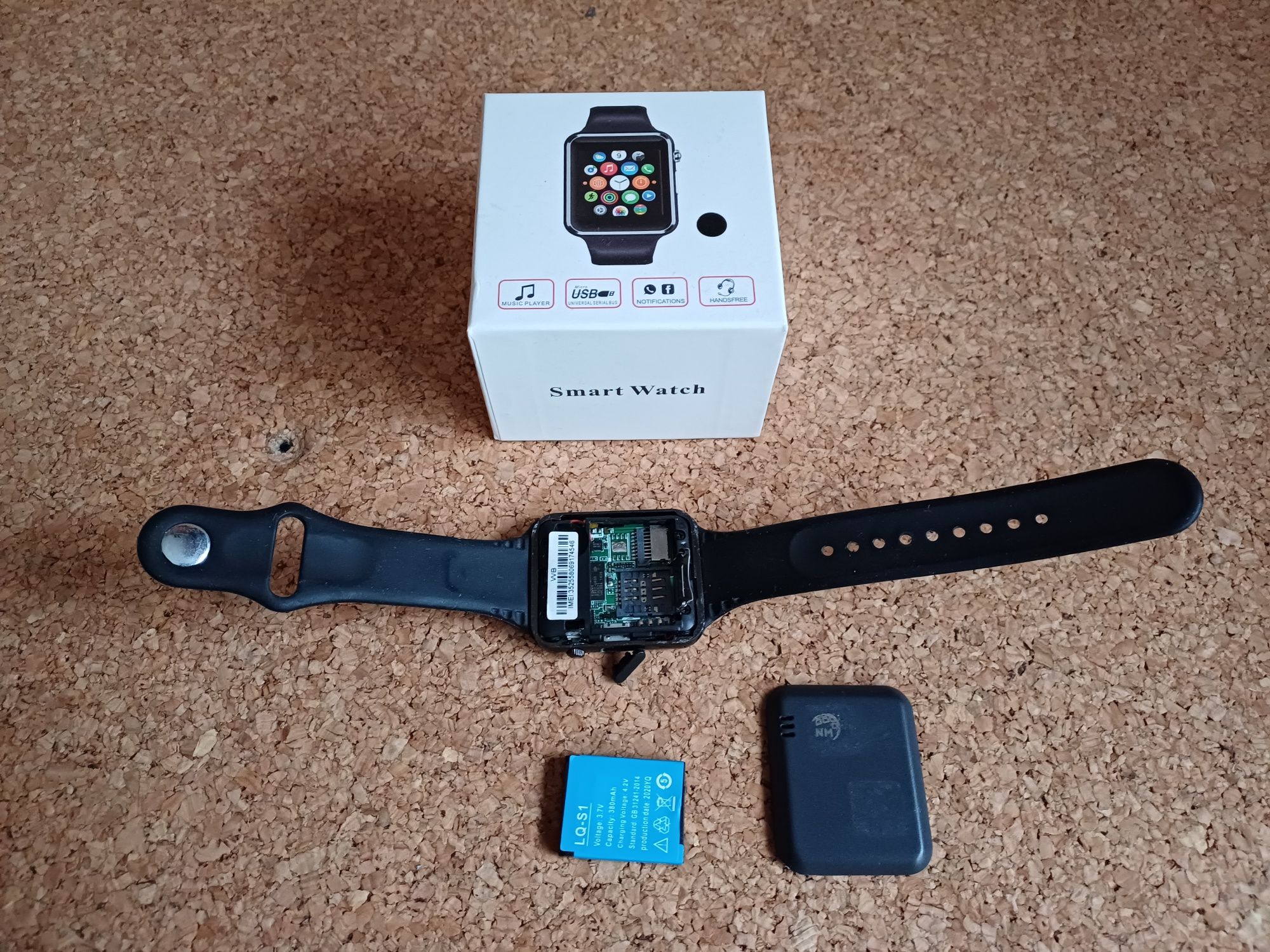 Smartwatch, relógio. Cartão Sim, câmera, Bluetooth, calculadora...