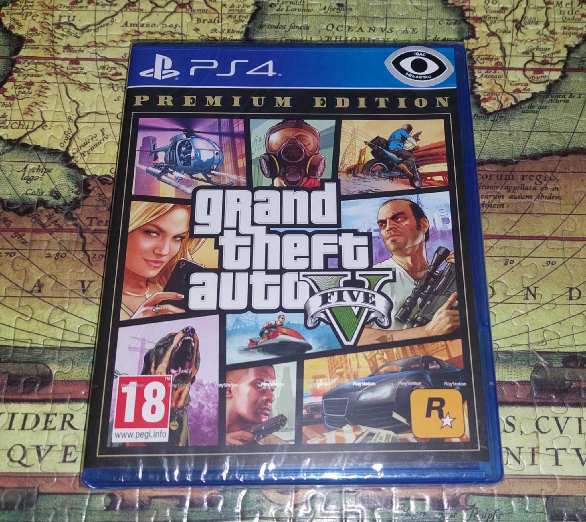 (Ps4) Gta V Premium Edition Novo e Selado