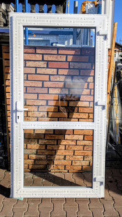 KR HAUS drzwi 110x210 NOWE zewnętrzne pcv ciepłe okna drzwi POZNAŃ