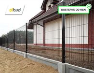 Ogrodzenie panelowe 3D Kwidzyn cena 1mb 1230 GRAFIT panel ogrodzeniowy