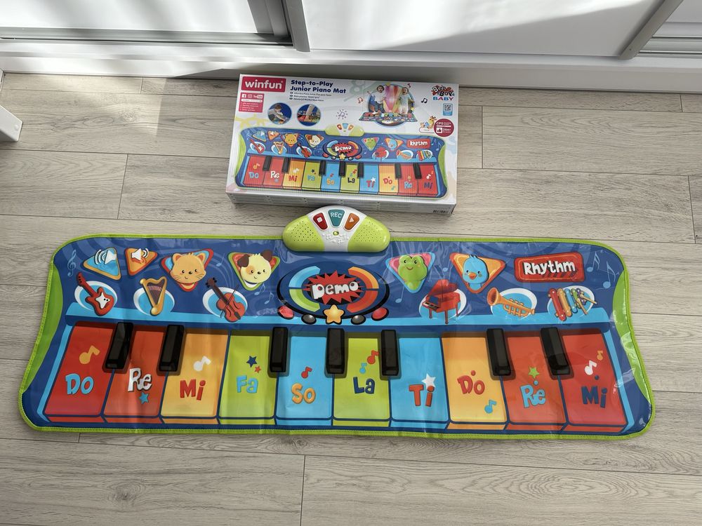 Pianino Winfun Muzyczna Nagrywajaca Mata do Tańca 2+ aw