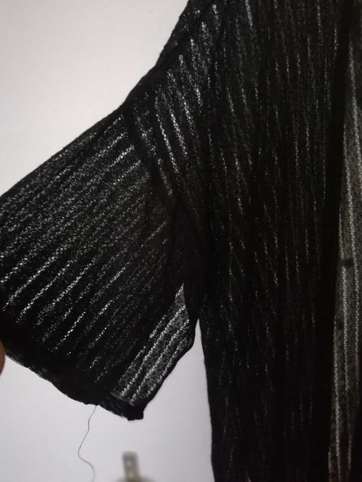 Cienki, czarny kardigan Zara