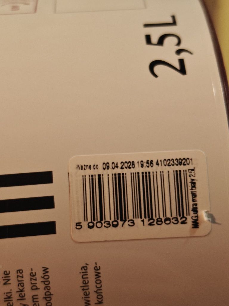 Farba lateksowa  Magnat Ultra White