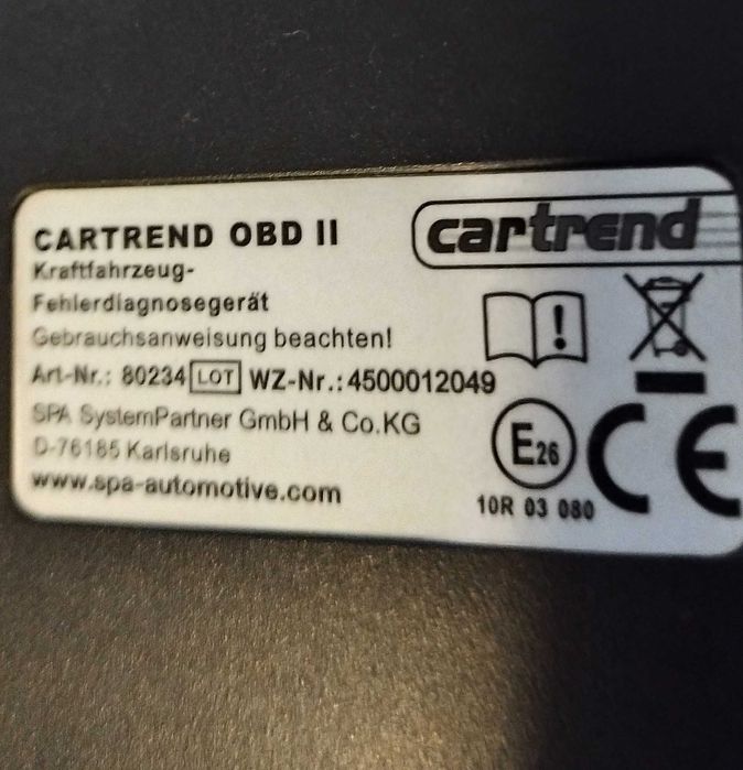 Skaner OBDII Cartrend 80234