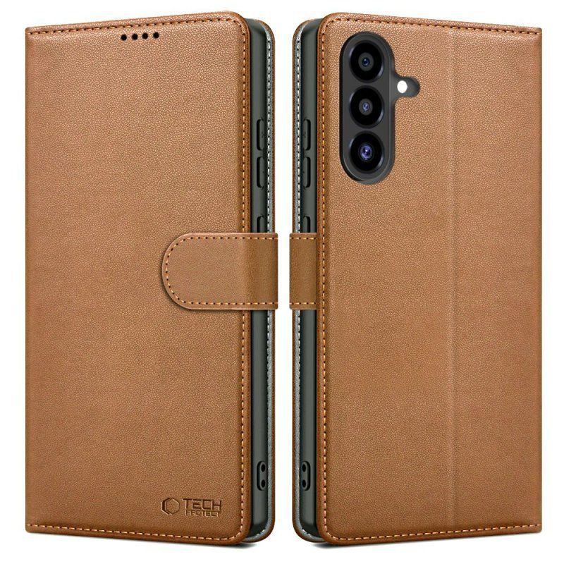Tech-Protect Wallet Galaxy A56 5G Brown