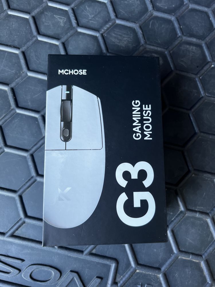 НОВАЯ Беспроводная игровая мышь MCHOSE G3 Ultra White – 8K DPI