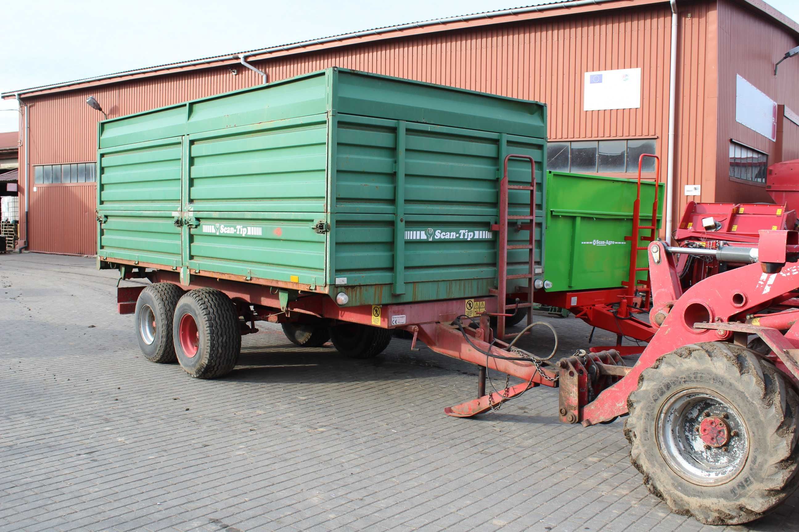 Import Dania tandem skorupowa. 10 ton Scan -Agro .kredyt.transport