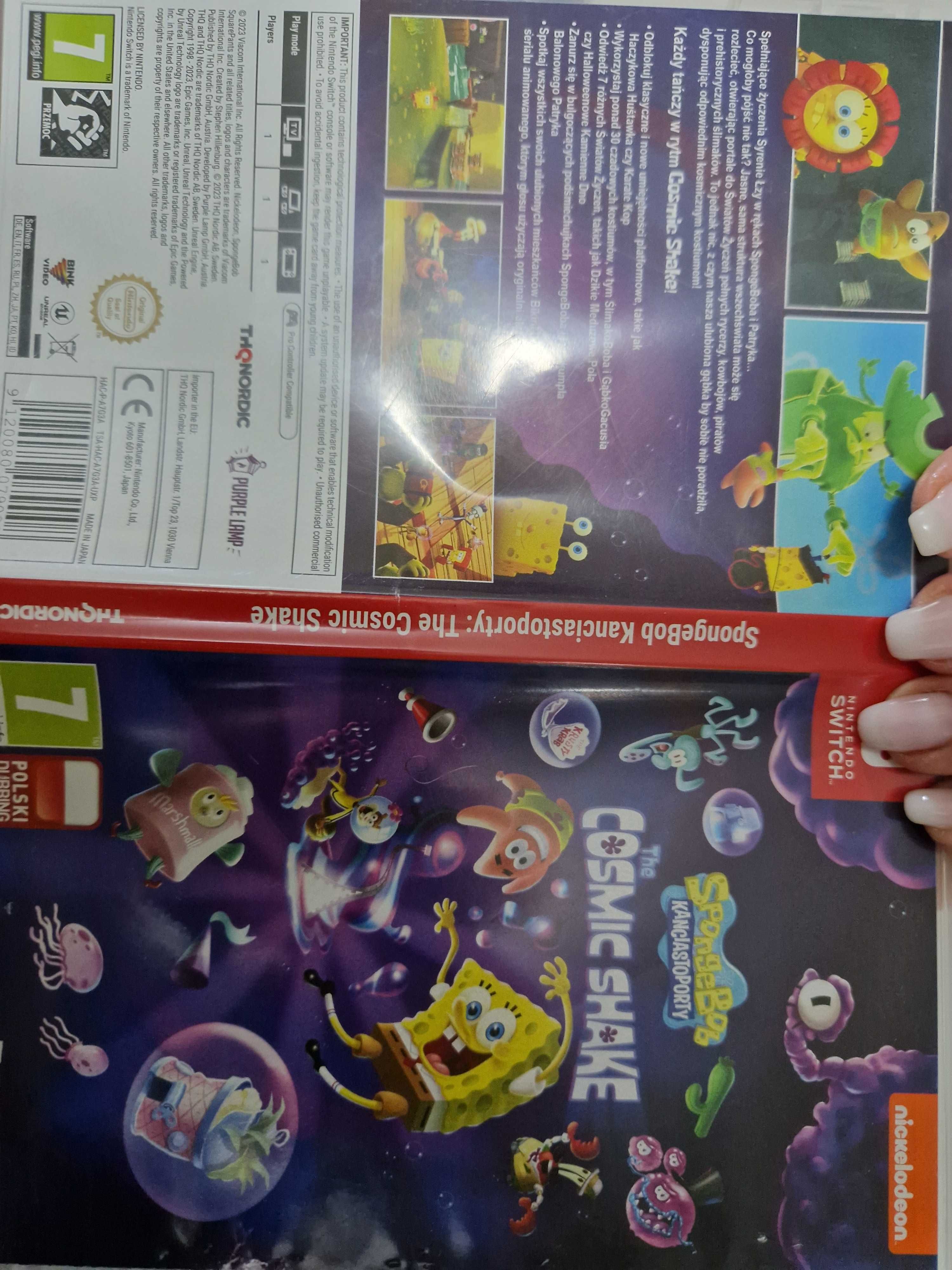 Spongebob kanciastoporty nintendo