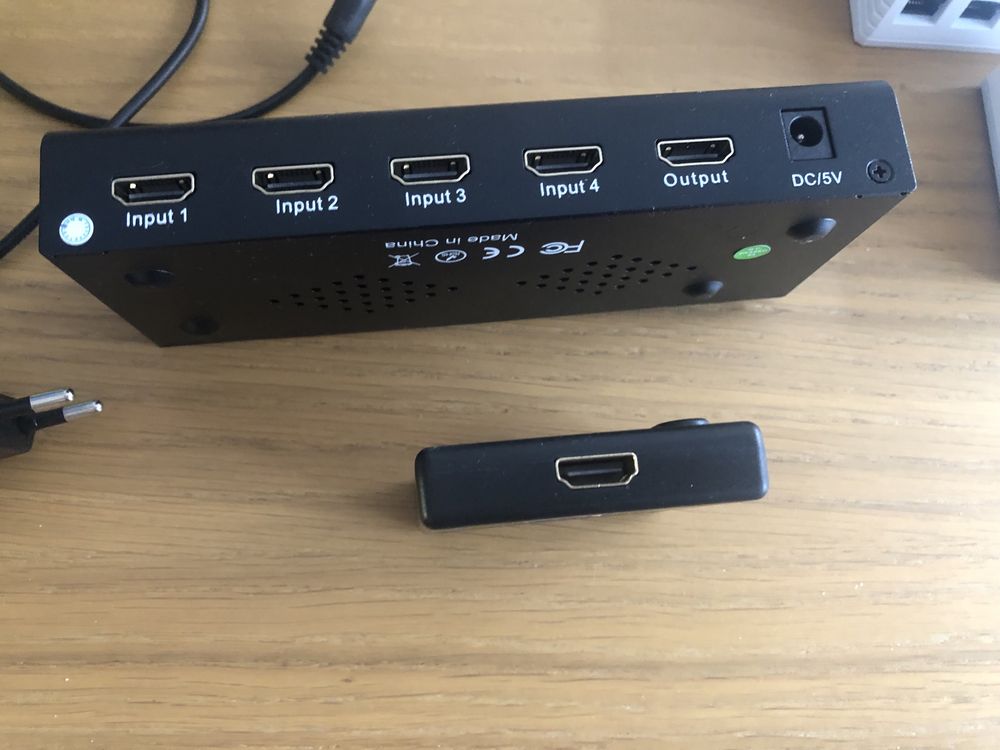 HDMI Switch com audio split