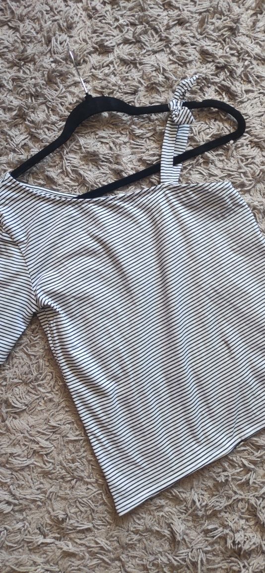 H&M top na jedno ramię dla dziewczynki 170cm