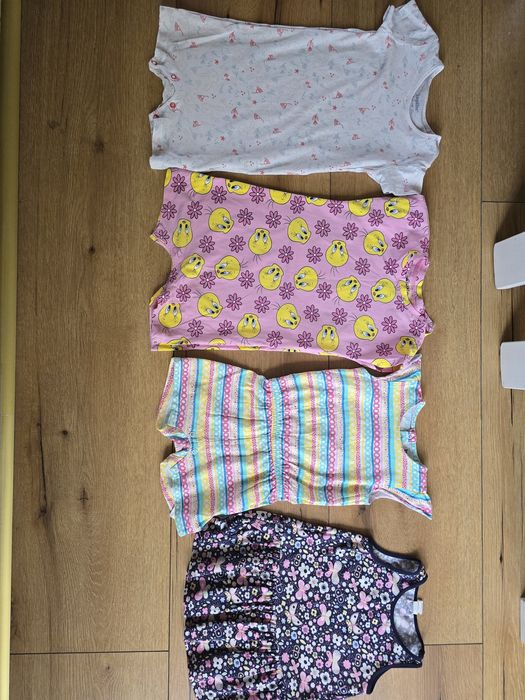 Ubranka na lato dla dziewczynki roz 86/92