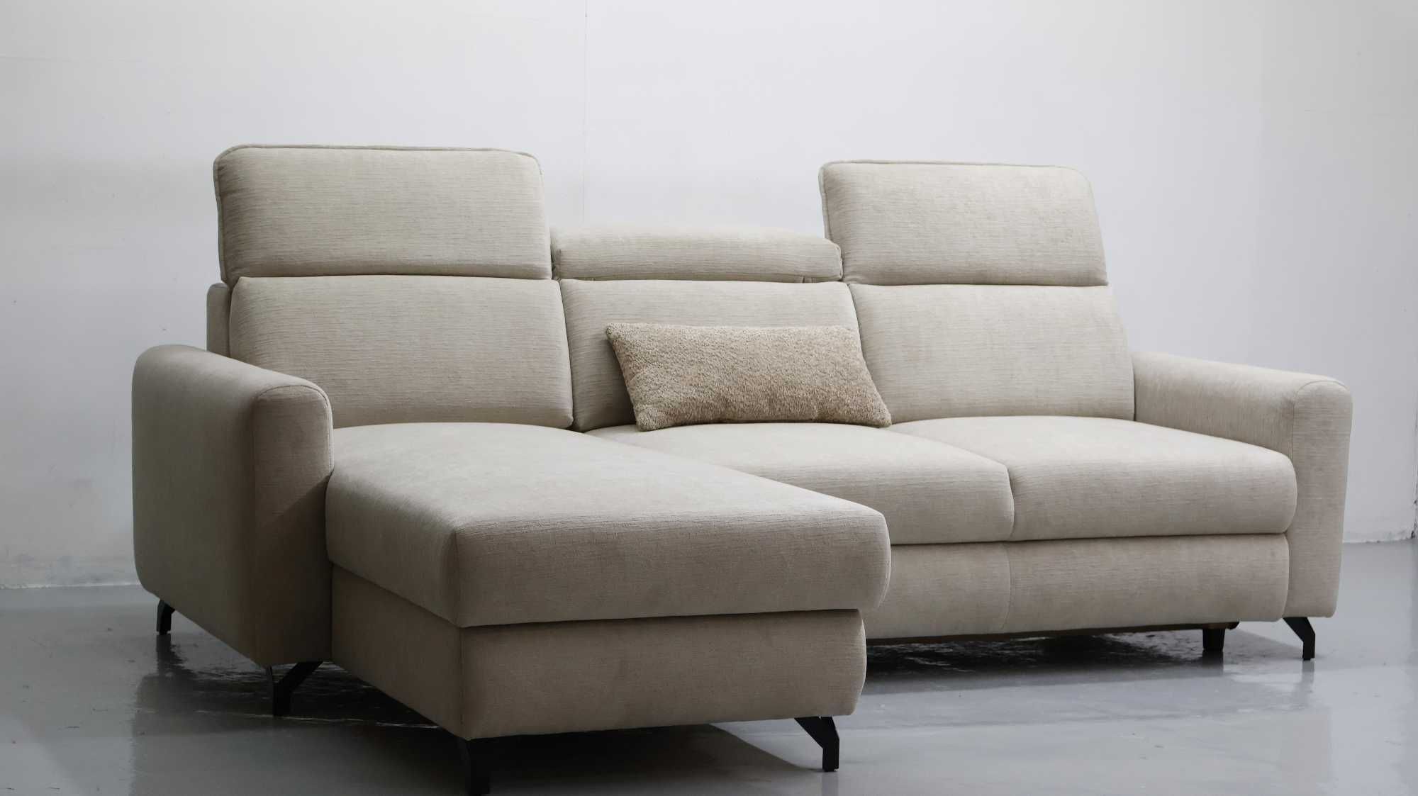 TDE DESIGN NAROŻNIK funkcja spania pojemnik regulowane oparcie SOFA