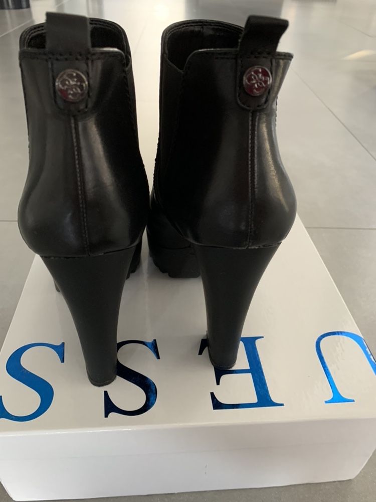 Guess czarne botki nowe 38 39