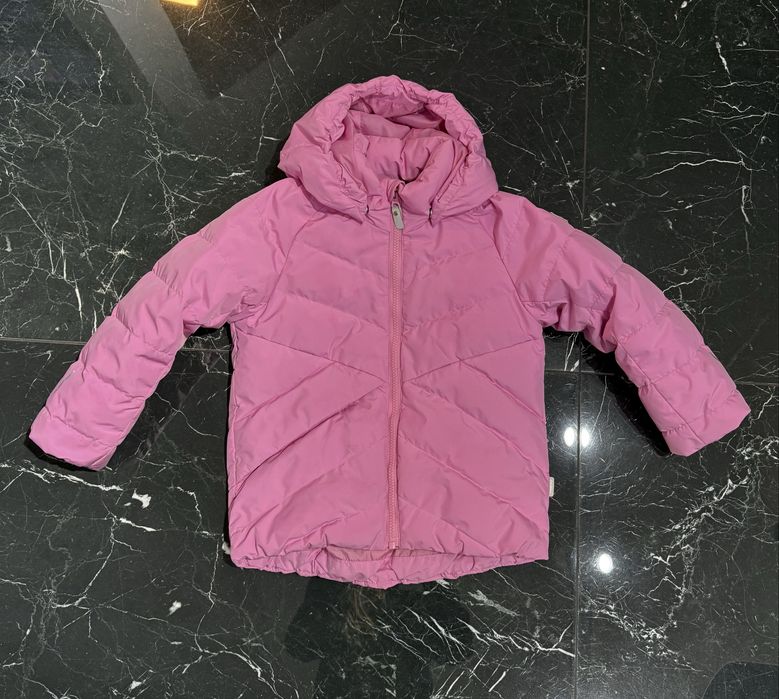 Зимова куртка пуховик Reima Kupponen, рожева, 110+6см
