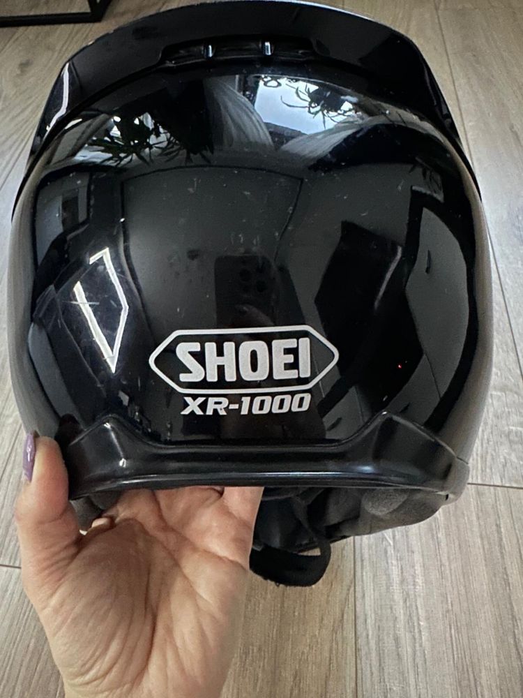 Kask motocyklowy Shoei XR-1000 czarny męski rozm.S