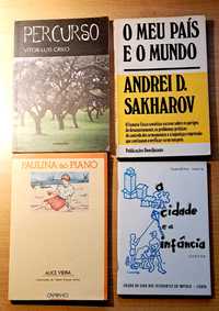 Lote de livros variados