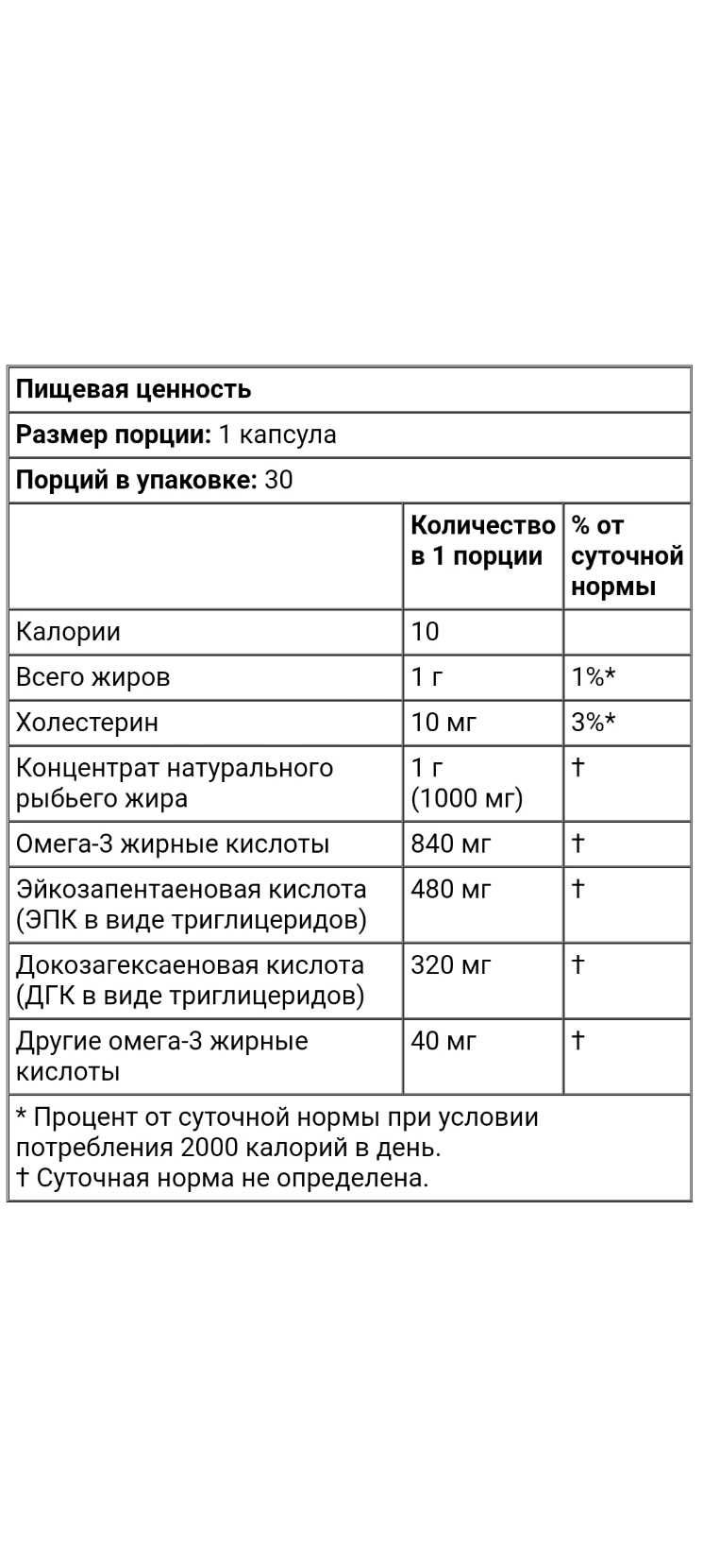 Омега 800, Омега-800, 1000 мг, США, 30 и 90 капсул