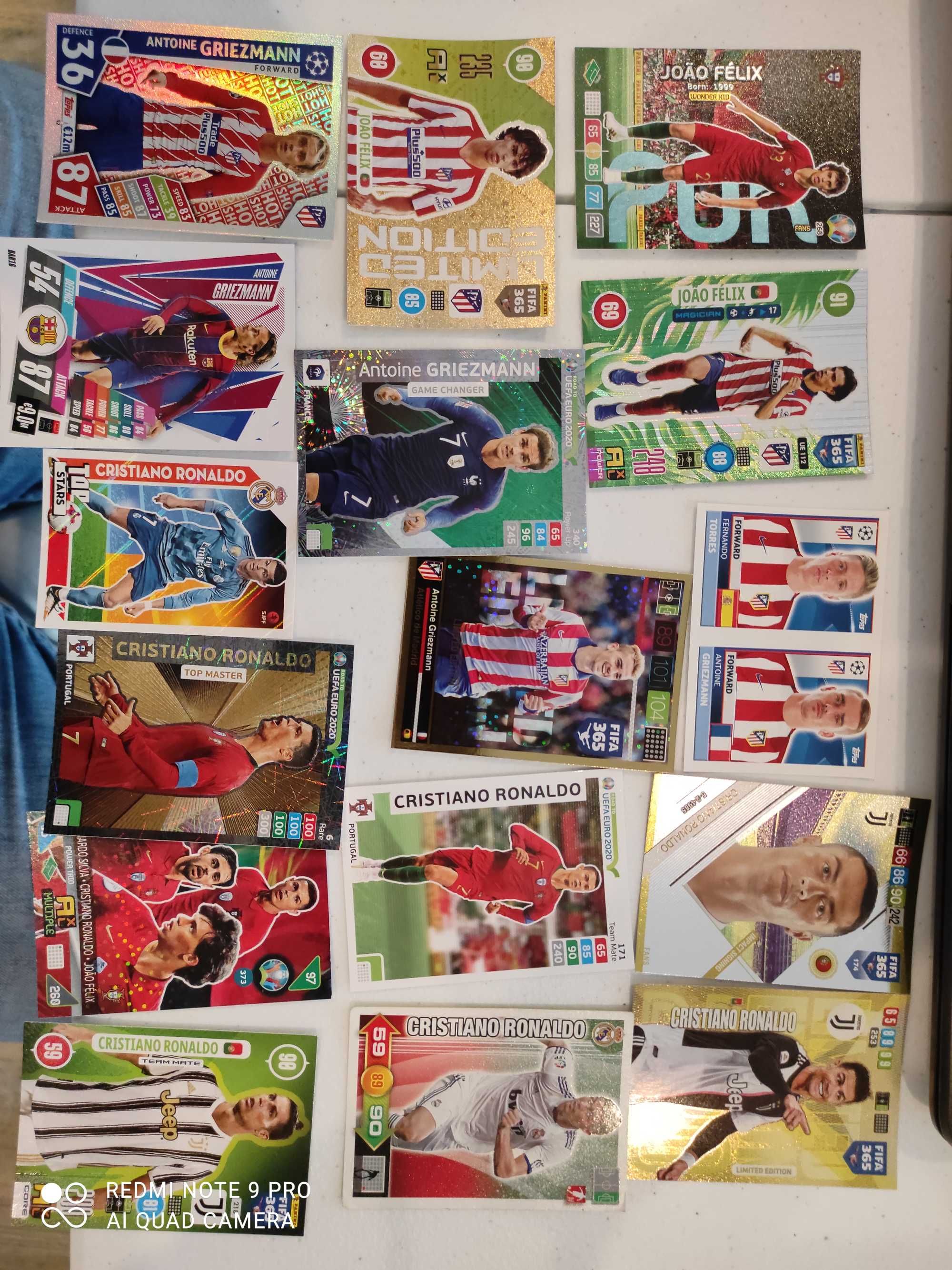 Cards e cromos de craques da bola 2