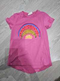 T-shirt różowy, rozmiar 110, Coccodrillo