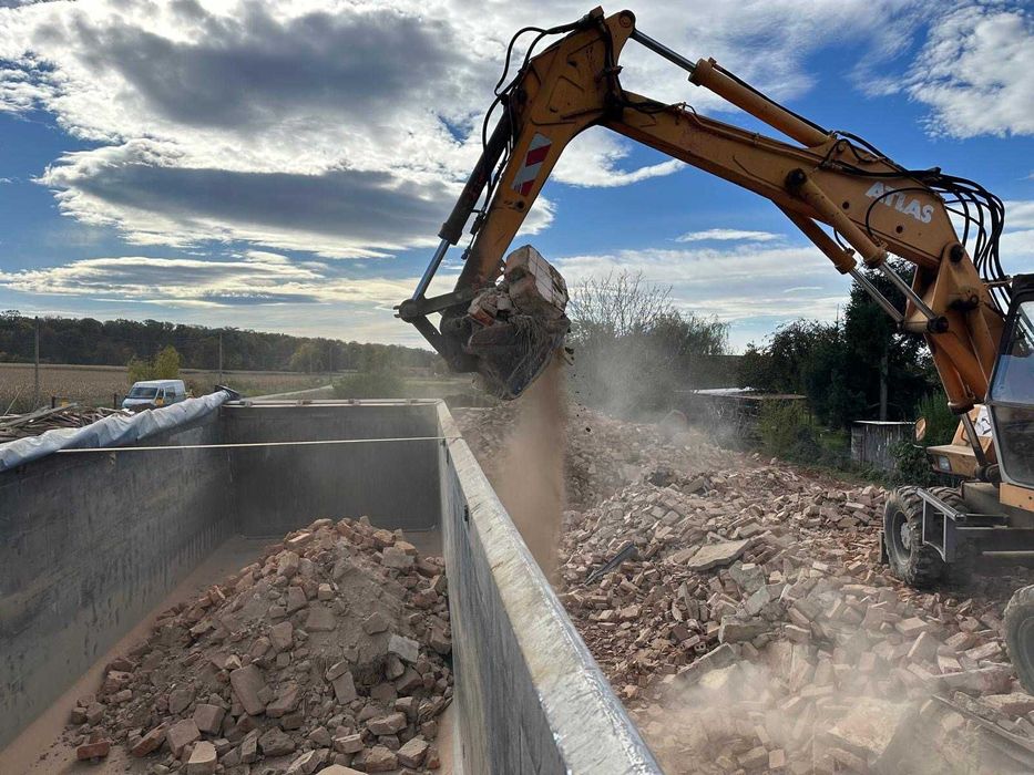 Odbiór odpadów budowlanych, urobku budowlanego, Recykling budowlany