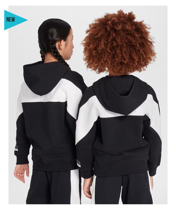 Підліткова толстовка Nike air flc po hoodie -po(HF8812-010)