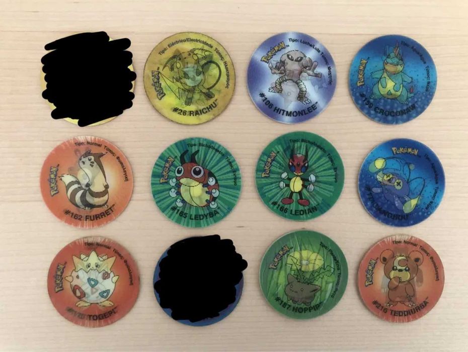 Pokemon Tazos 3 3D (evoluções) (Matutano)