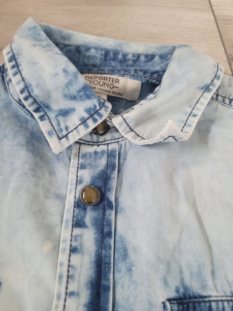 Koszula jeans chłopięce