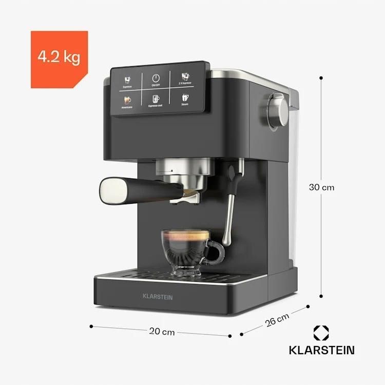 Кофемашина SteelPresso Touch, сенсорний екран, 20 бар 1350W(Нiмеччина)