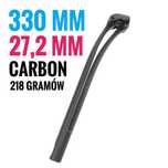 Carbon! Sztyca amortyzowana 30,8 mm 330mm carbon gravel amortyzator
