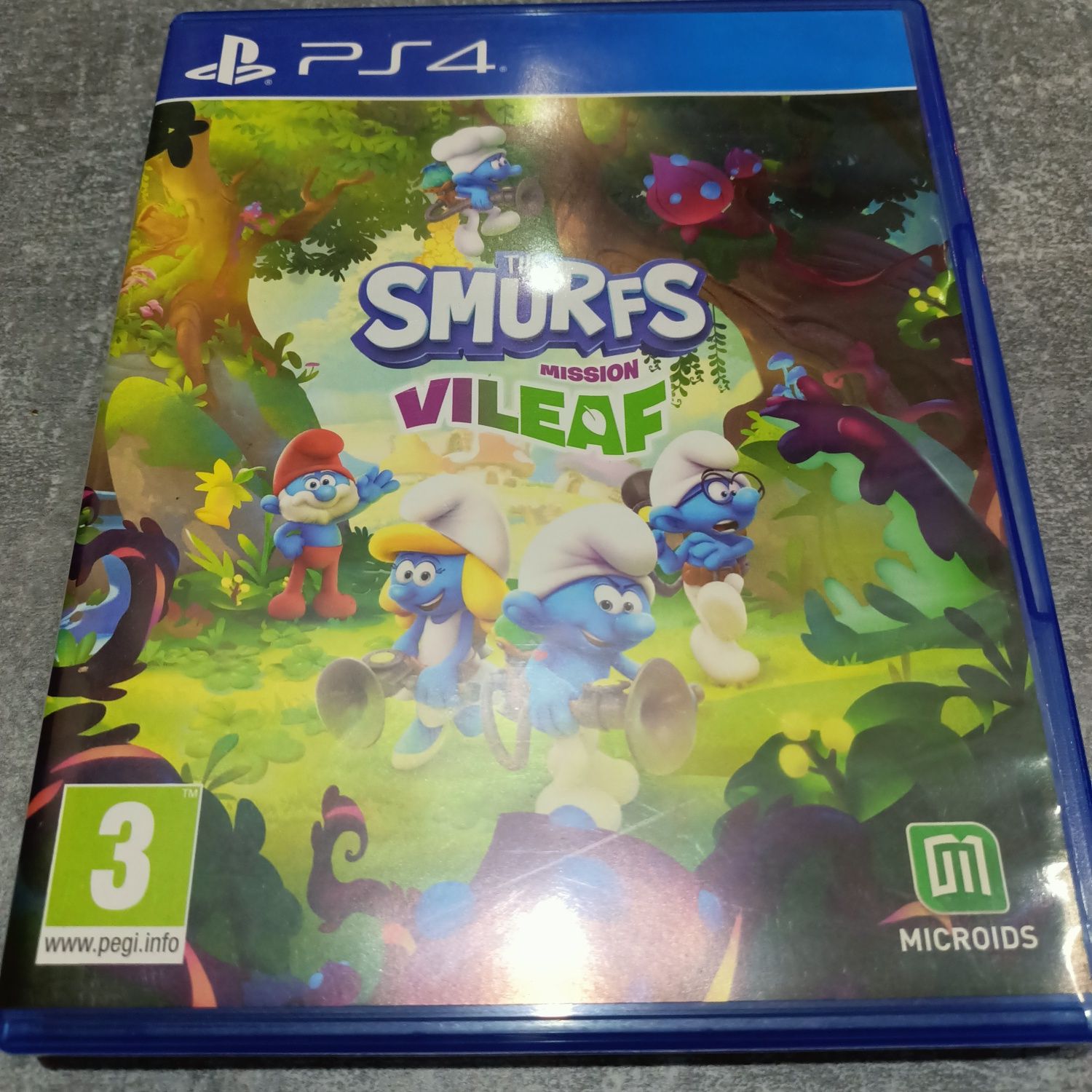 PS4 gra The Smurfs mission vileaf