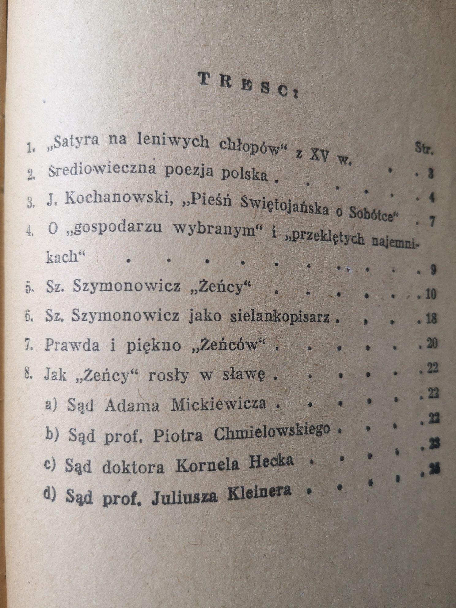 Szymon Szymonowicz - Żeńcy, na tle literatury staropolskiej