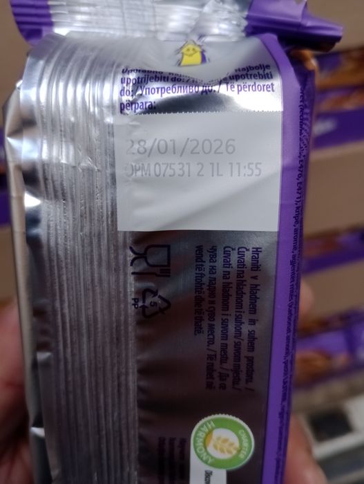 5 paczek ciastek Delicje zapraszamy