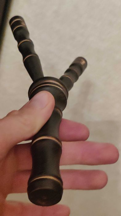 Резная супер Рогатка Деревянная 20 см Без Резинок Супер Состояние