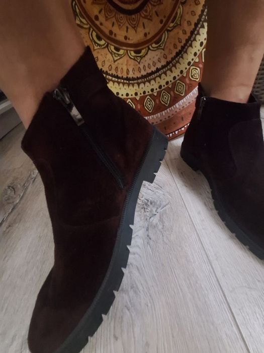 Ботильони шкіра натуральна