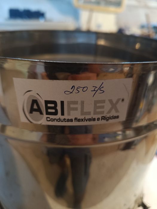 Tubo alumínio 250mm  para lareira