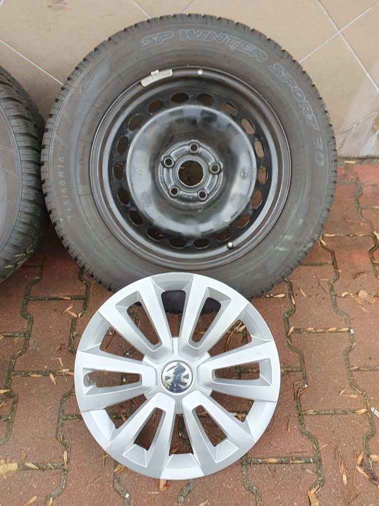 Oryginalne Felgi Koła 16" Vw Passat Sharan 5x112 Et44+215.60.16