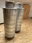 Tłumik kanałowy ocynkowany 2szt. fi 165mm. Długość 900 mm