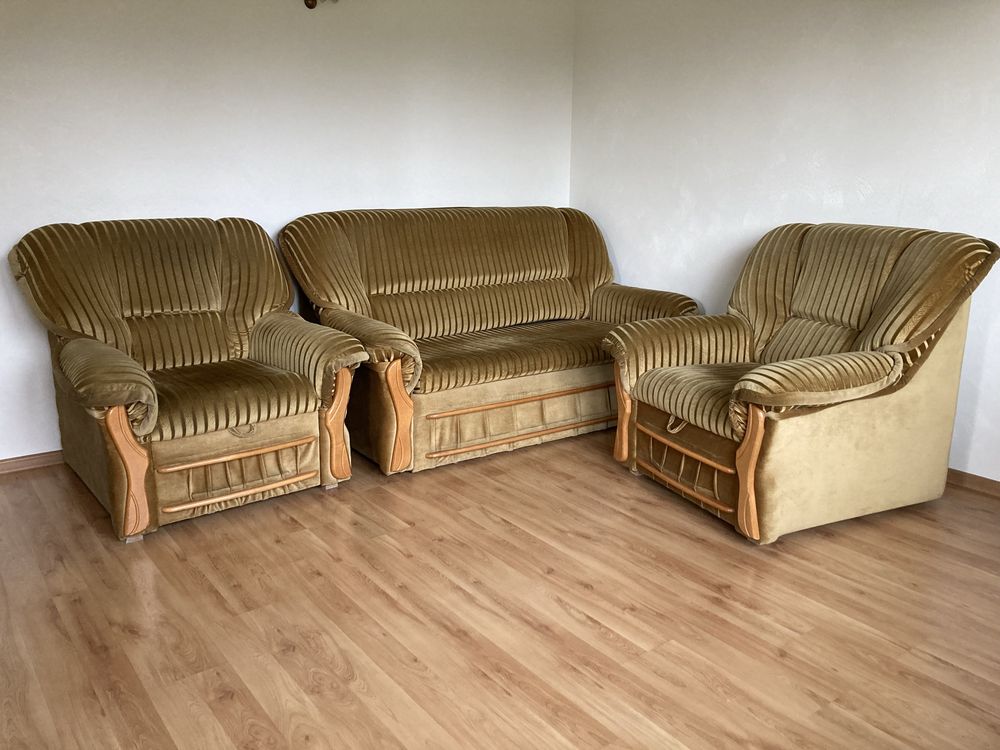Sofa plus dwa fotele