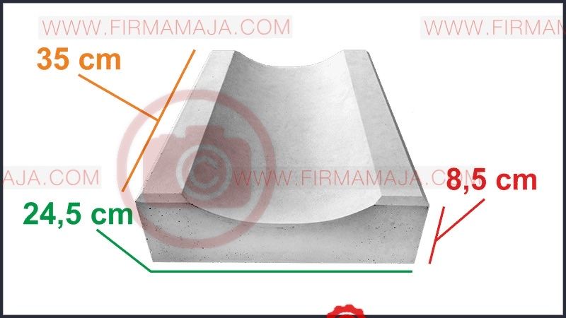 Korytka betonowe do kostki brukowej wąskie producent