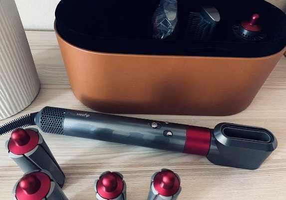 Знижка‼️ Стайлер Dyson HS01 Airwrap Complete Nickel/Fuchsia