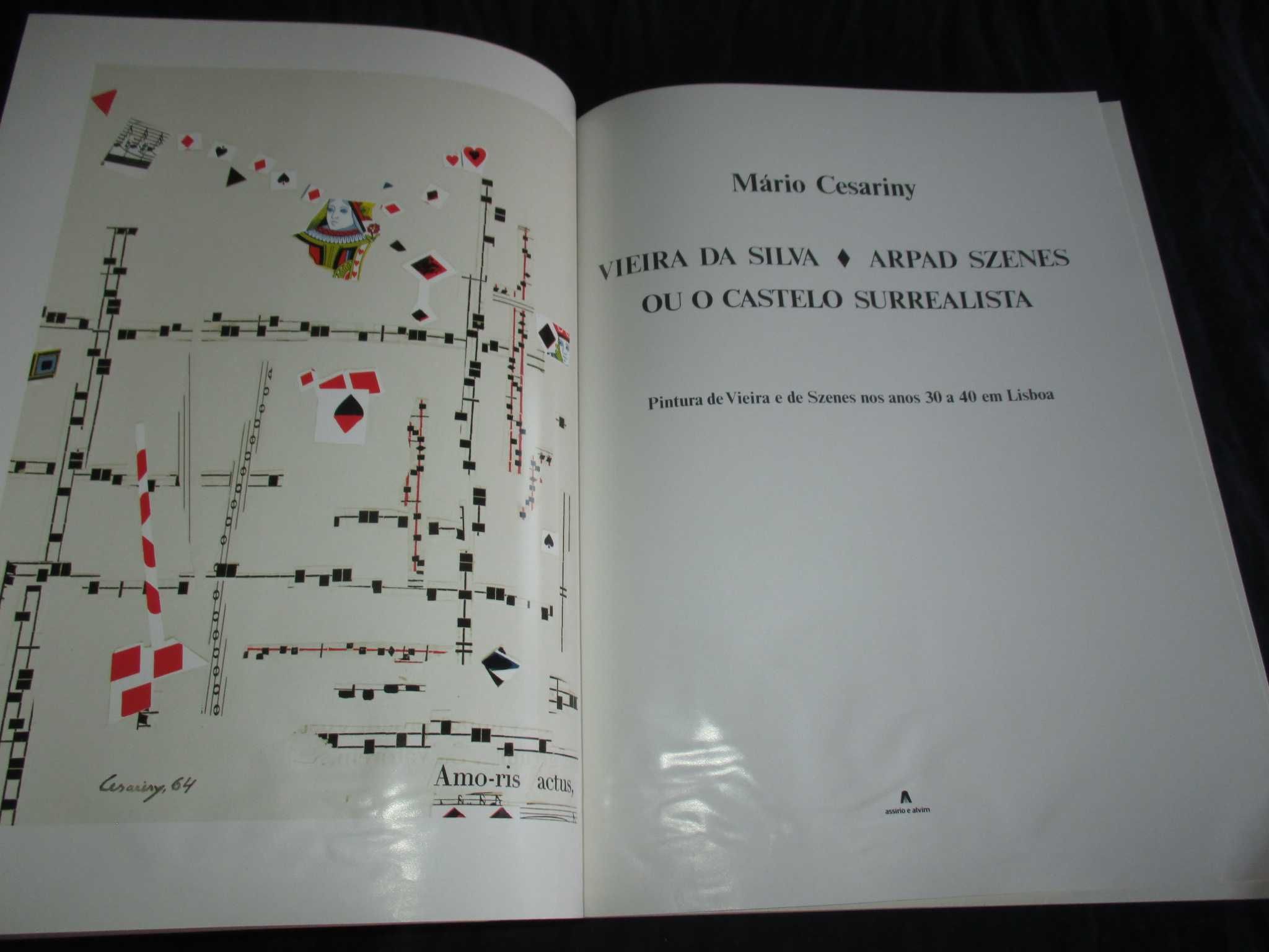 Livro Vieira da Silva Arpad Szenes Castelo Surrealista Mário Cesariny