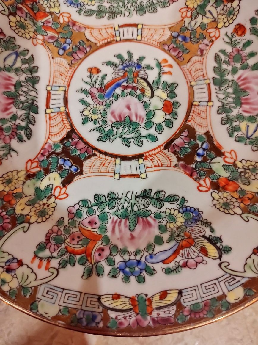 Chińska porcelana talerzyki 5 sztuk