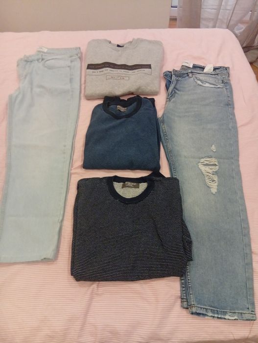 Lote roupa de homem