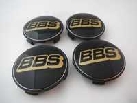 4 centros para jante, kit completo pronto a aplicar BBS PRETO GOLD