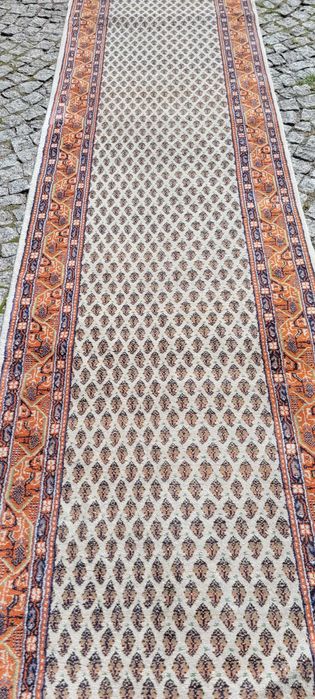 -70% orientalny indo saroug mir perski dywan ręcznie tkany 82/350cm