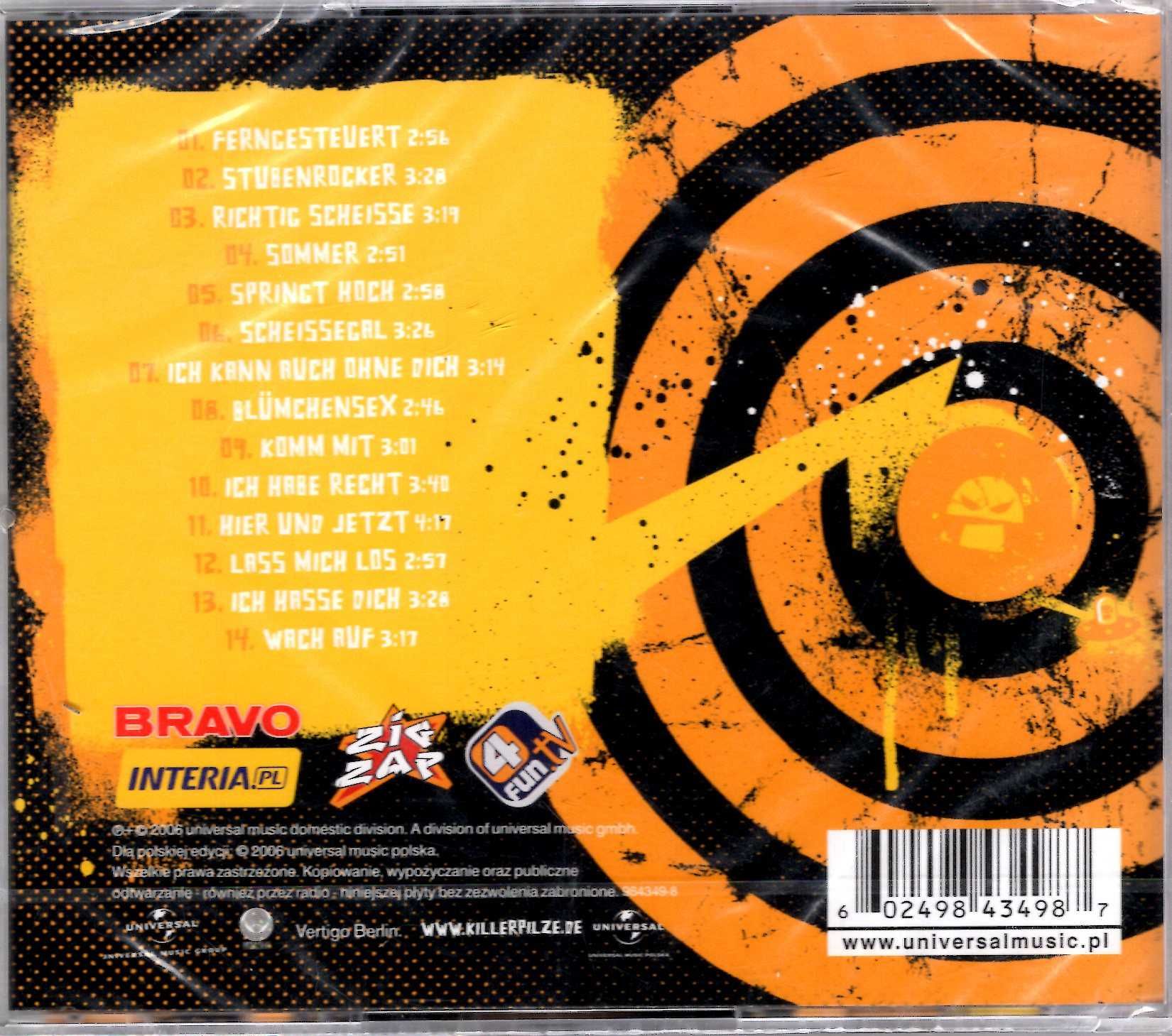 Killerpilze - Invasion Der Killerpilze (CD)