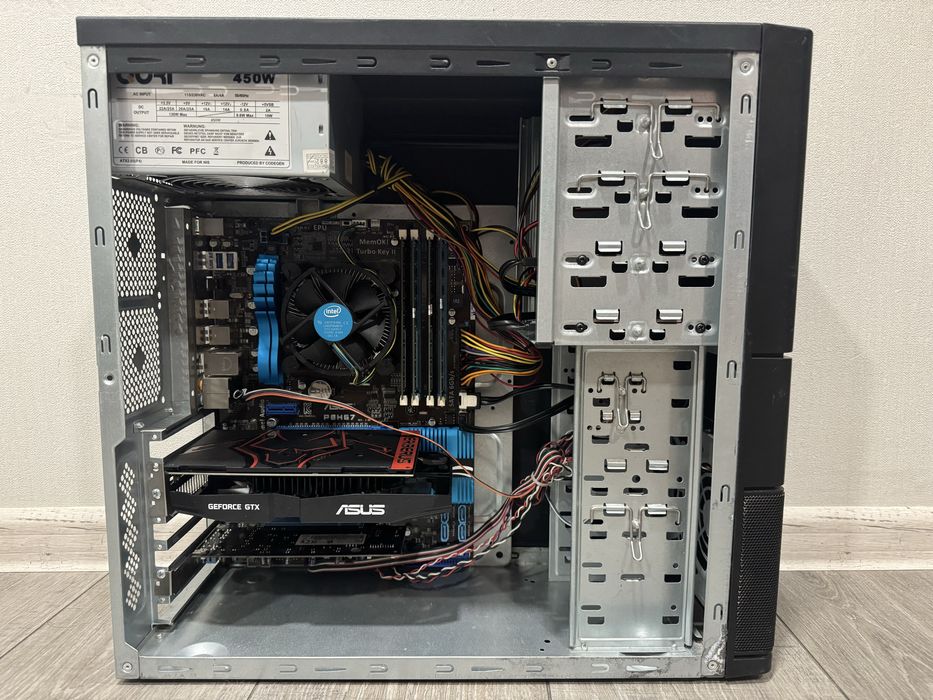 Ігровий ПК. GTX1050Ti, i5, 8Gb, SSD240Gb, HDD320Gb, налаштований.