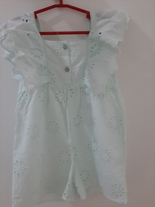 Macacão da Zara Azul Claro