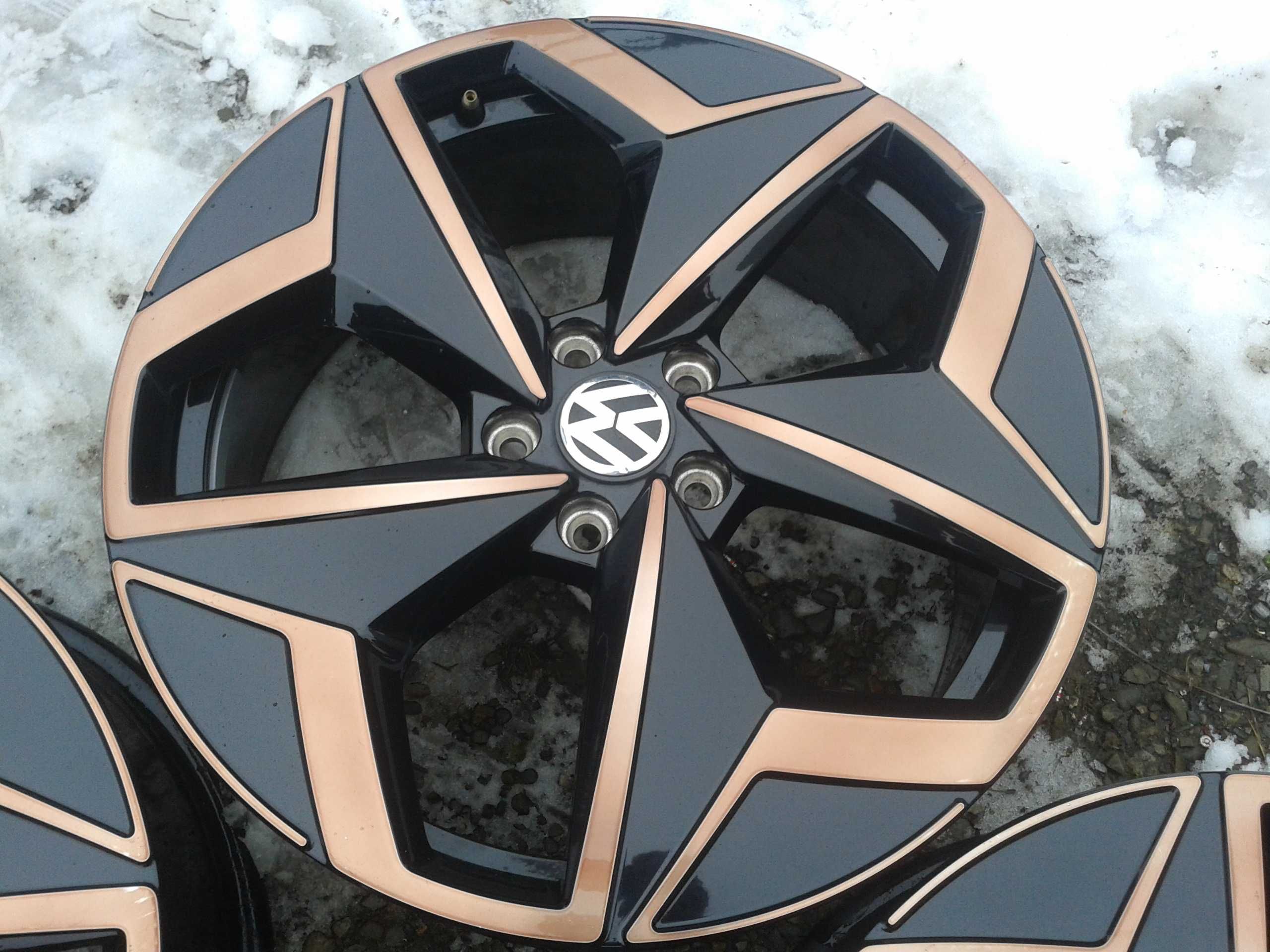 oryginal r19 felgi nowe 5x112 arteon taigo ateca gti gtd zlote german